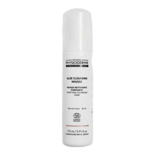 Physiodermie Aloe Cleansing Mousse Organic on white background