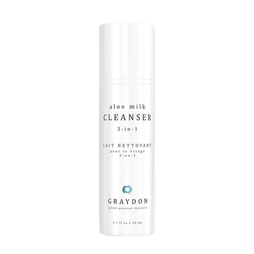 Graydon Aloe Milk Cleanser on white background