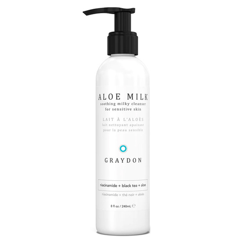 Graydon Aloe Milk Cleanser on white background