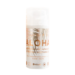 Aloe and Lotus Soothing Gel on white background