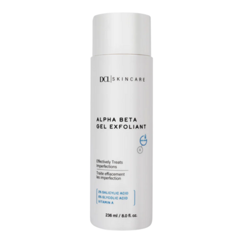 DCL Dermatologic Alpha Beta Gel Exfoliant on white background