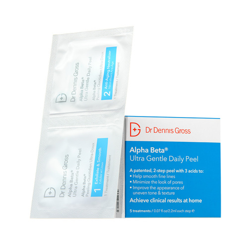 Dr Dennis Gross Alpha Beta Ultra Gentle Daily Peel on white background