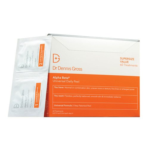 Dr Dennis Gross Alpha Beta Universal Daily Peel - 30 packettes on white background