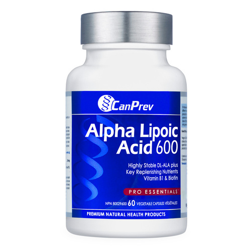 CanPrev Alpha Lipoic Acid 600 mg, 60 capsules