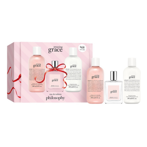 Philosophy Amazing Grace EDT Gift Set, 1 set Philosophy Amazing Grace EDT Gift Set on white background