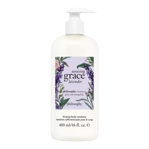 Philosophy Amazing Grace Lavender Body Emulsion on white background