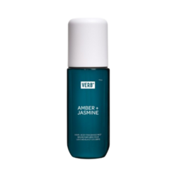 Amber + Jasmine Hair and Body Fragrance Mist on white background