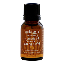 Aromatic Oil Balancing/Toning Blend on white background
