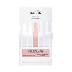 Ampoule Serum Concentrates SOS Calming on white background