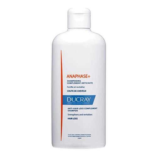Ducray Anaphase+ Shampoo on white background