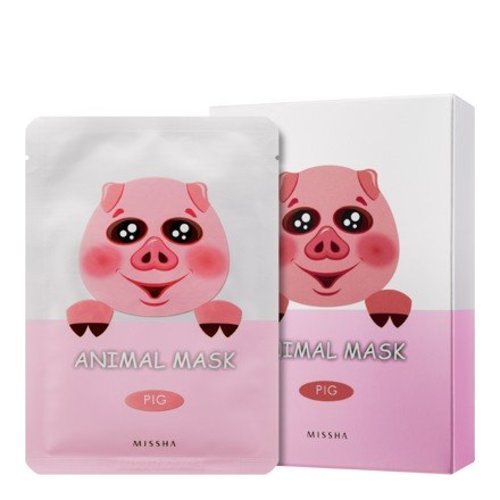 MISSHA Animal Mask Set - Fox on white background