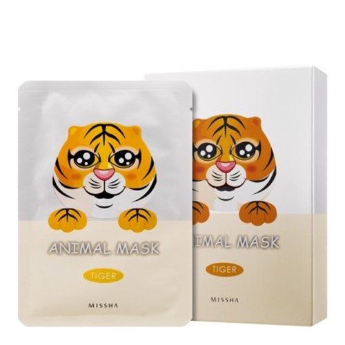 MISSHA Animal Mask Set - Fox on white background