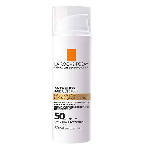 La Roche Posay Anthelios Age Correct 50+ on white background