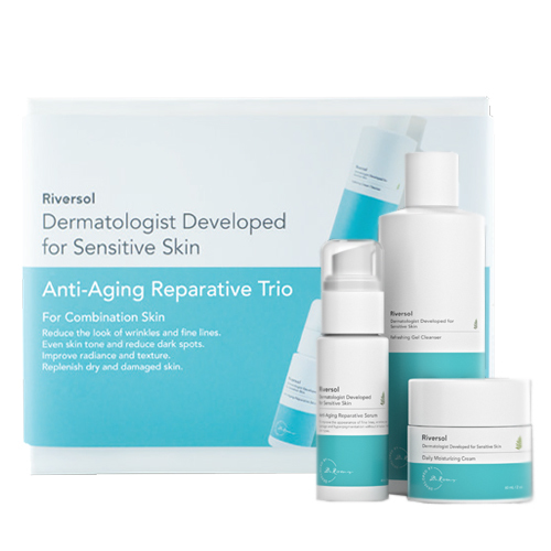 Riversol Anti-Aging Trio - Combination Skin on white background