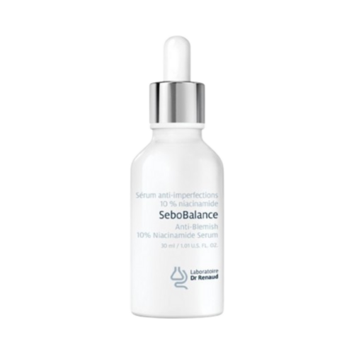 Dr Renaud Anti-Blemish SeboBalance Serum 10% Niacinamide on white background