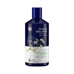 Anti-Dandruff Medicated Shampoo on white background