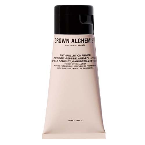Grown Alchemist Anti-Pollution Primer - Prebiotic-Peptide Anti-Pollution Shield Complex Ganoderma Extract on white background
