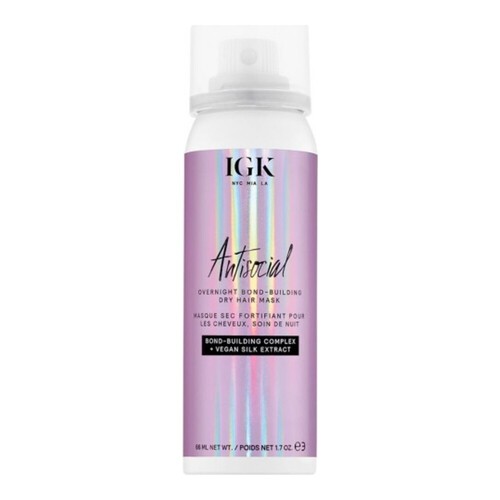 IGK Hair Antisocial Overnight Dry Hair Mask on white background