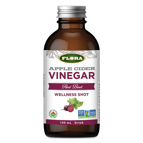 Flora Apple Cider Vinegar Shot - Red Beet, 100ml/3.4 fl oz