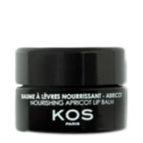 Kos Paris Apricot Lip Balm on white background