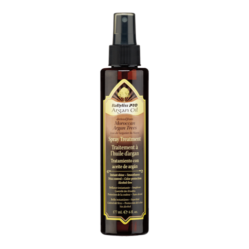 Babyliss Pro Argan Oil Spray Treatment on white background