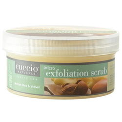 Artisan Shea and Vetiver Micro Exfoliating Scrub on white background