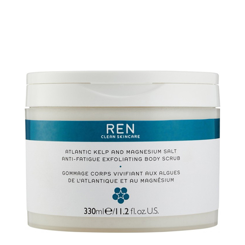 Ren Atlantic Kelp and Magnesium Salt Anti-Fatigue Exfoliating Body Scrub on white background