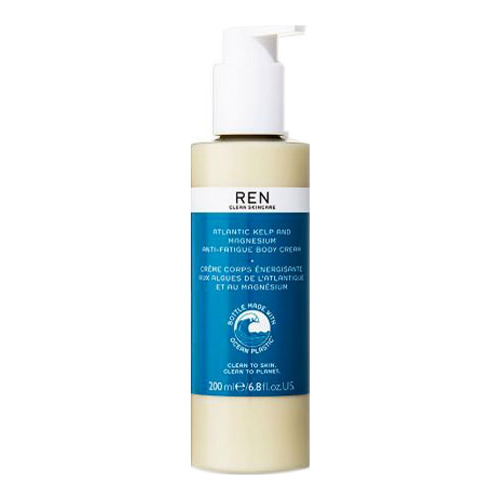 Ren Atlantic Kelp and Magnesium Anti-Fatigue Body Cream on white background