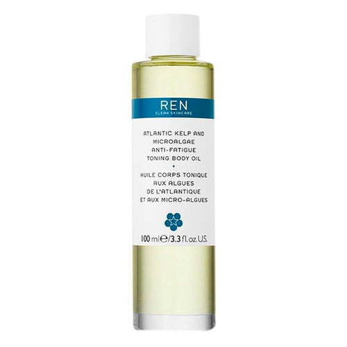 Ren Atlantic Kelp and Microalgae Anti-Fatigue Toning Body Oil on white background