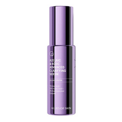 Azelaic and Kojic Advanced Clarifying Serum on white background