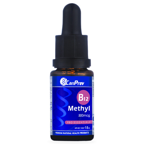 CanPrev B12 Methyl 500mcg Drops, 15ml/0.51 fl oz