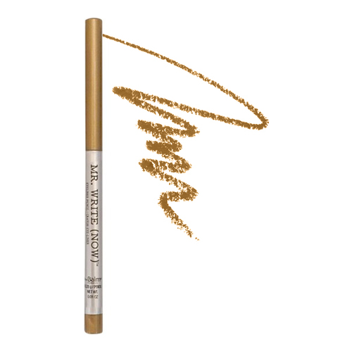 theBalm Mr. White (Now) Pencil Eyeliner - Bill B. Mocha on white background