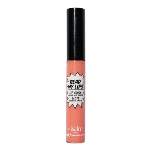 theBalm Read My Lips Lip Gloss - Bam on white background