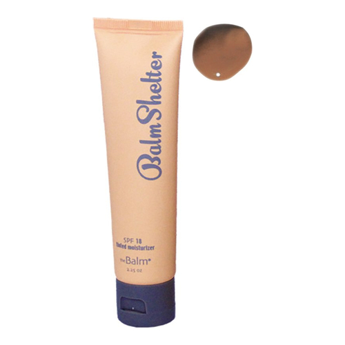 theBalm BalmShelter Tinted Moisturizer SPF 18 - After Dark on white background