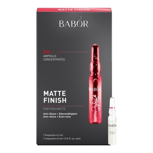 Babor Ampoule Concentrates SOS Matte Finish on white background