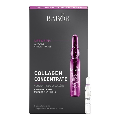 Babor Ampoule Concentrates Lift and Firm Collagen Concentrate on white background