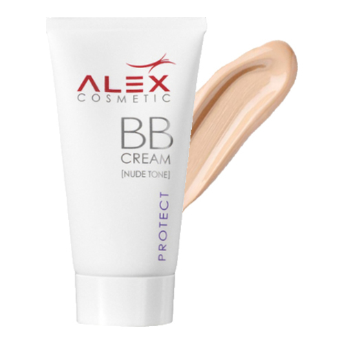 Alex Cosmetics BB Cream Tube - Dark Tone on white background