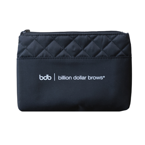 Billion Dollar Brows Cosmetics Bag, 1 piece Billion Dollar Brows Cosmetics Bag on white background