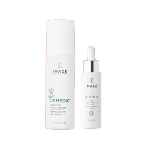 Image Skincare Balanced and Bright Duo, 1 set Image Skincare Balanced and Bright Duo on white background