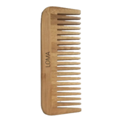 Bamboo Comb on white background
