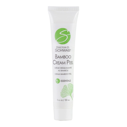 Bamboo Cream Peel on white background
