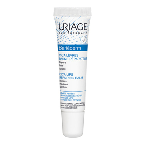 Uriage  Bariderm Cica Lips on white background