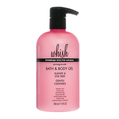 Whish Bath and Body Gel - Pomegranate, 390ml/13 fl oz