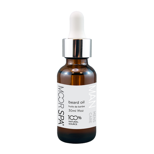 Moor Spa Beard Oil on white background