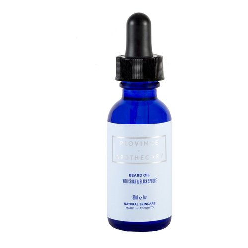 Province Apothecary Beard Oil with Cedar and Black Spruce on white background