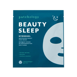 Beauty Sleep Restoring Night Hydrogel Face Mask on white background