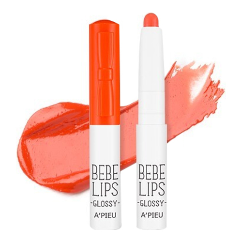 APIEU Bebe Lips - GCR01 (Peach) on white background