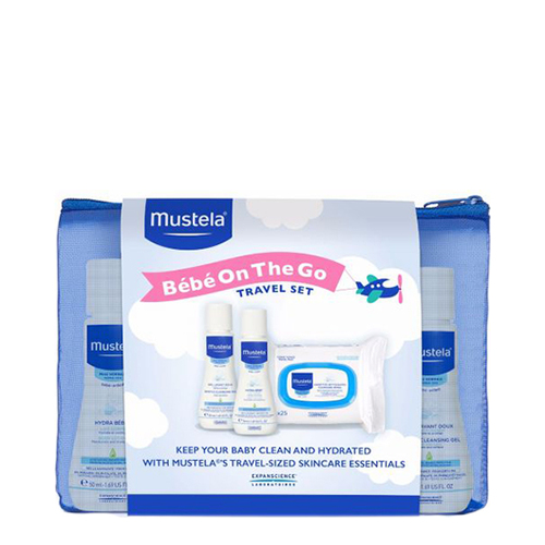 Mustela Bebe on the Go Set on white background