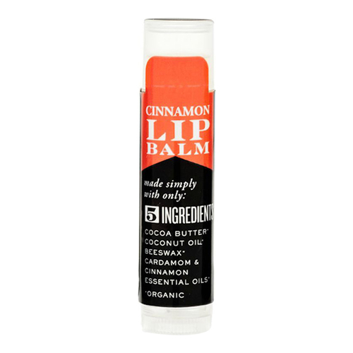 SW Basics of Brooklyn Beeswax Lip Balm - Cinnamon on white background