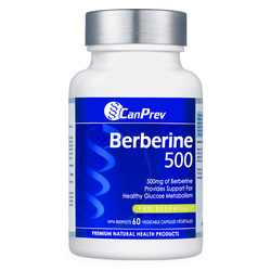 Berberine 500mg on white background